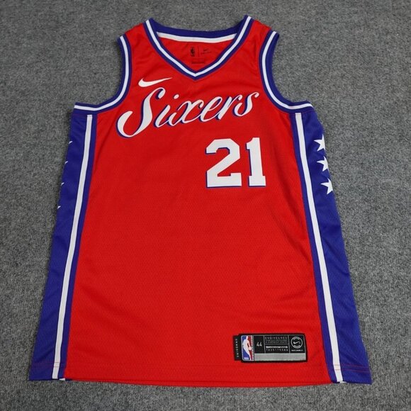 Philadelphia Sixers Basketball Jersey M / 44 Nike Dri Fit Joel Embiid
